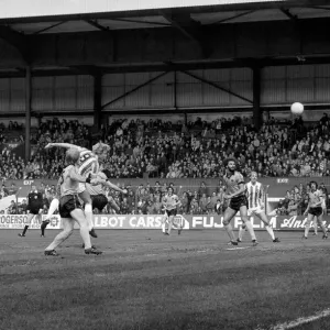Stoke City 3 v. Wolverhampton Wanderers 2. Division One Football. May 1981 MF02-29-034 Stoke City 3 v. Wolverhampton Wanderers 2. Division One Football. May 1981 MF02-29-034