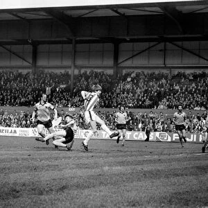 Stoke City 3 v. Wolverhampton Wanderers 2. Division One Football. May 1981 MF02-29-038