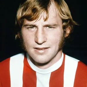 Stoke City footballer Denis Smith. July 1972