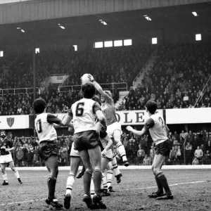 Stoke v. Aston Villa. March 1984 MF14-21-038 The final score was a one nil Stoke v. Aston Villa. March 1984 MF14-21-038 The final score was a one nil