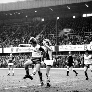 Stoke v. Aston Villa. March 1984 MF14-21-041 The final score was a one nil Stoke v. Aston Villa. March 1984 MF14-21-041 The final score was a one nil