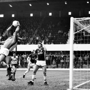 Stoke v. Aston Villa. March 1984 MF14-21-042 The final score was a one nil Stoke v. Aston Villa. March 1984 MF14-21-042 The final score was a one nil