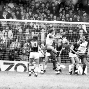 Stoke v. Aston Villa. March 1984 MF14-21-051 The final score was a one nil Stoke v. Aston Villa. March 1984 MF14-21-051 The final score was a one nil