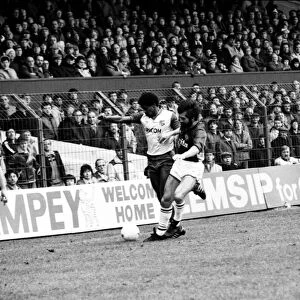 Stoke v. Aston Villa. March 1984 MF14-21-054 The final score was a one nil
