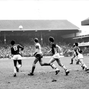 Stoke v. Aston Villa. March 1984 MF14-21-055 The final score was a one nil Stoke v. Aston Villa. March 1984 MF14-21-055 The final score was a one nil