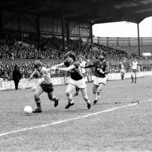 Stoke v. Aston Villa. March 1984 MF14-21-061 The final score was a one nil Stoke v. Aston Villa. March 1984 MF14-21-061 The final score was a one nil
