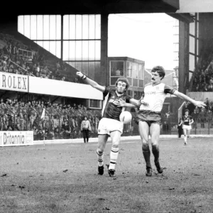 Stoke v. Aston Villa. March 1984 MF14-21-064 The final score was a one nil Stoke v. Aston Villa. March 1984 MF14-21-064 The final score was a one nil