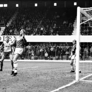 Stoke v. Aston Villa. March 1984 MF14-21-066 The final score was a one nil Stoke v. Aston Villa. March 1984 MF14-21-066 The final score was a one nil
