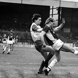 Stoke v. Aston Villa. March 1984 MF14-21-069 The final score was a one nil