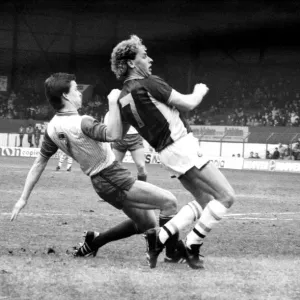Stoke v. Aston Villa. March 1984 MF14-21-070 The final score was a one nil Stoke v. Aston Villa. March 1984 MF14-21-070 The final score was a one nil