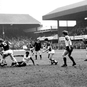 Stoke v. Aston Villa. March 1984 MF14-21-073 The final score was a one nil Stoke v. Aston Villa. March 1984 MF14-21-073 The final score was a one nil
