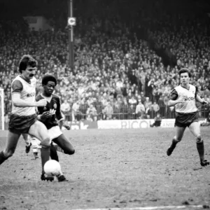 Stoke v. Aston Villa. March 1984 MF14-21-084 The final score was a one nil Stoke v. Aston Villa. March 1984 MF14-21-084 The final score was a one nil