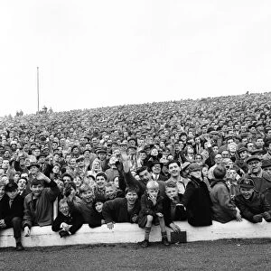 Stoke v Huddersfield league match at the Victoria ground, Saturday 28th October 1961