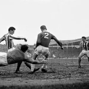 Stoke v Leicester 1964 League Cup Print