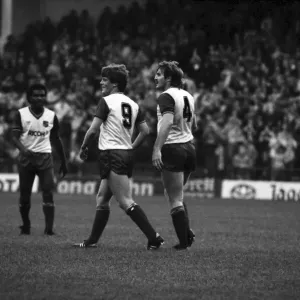 Stoke. v. Southampton. October 1984 MF18-03-045 The final score was a three one Stoke. v. Southampton. October 1984 MF18-03-045 The final score was a three one