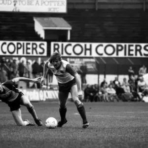 Stoke. v. Southampton. October 1984 MF18-03-048 The final score was a three one Stoke. v. Southampton. October 1984 MF18-03-048 The final score was a three one