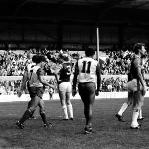 Stoke contra West Ham. Octubre 1984 MF El resultado final fue cuatro dos.