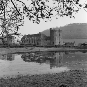 Castello di Stokesay a Stokesay, Shropshire. 21 aprile 1961 Castello di Stokesay a Stokesay, Shropshire. 21 aprile 1961