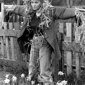 Stone the Crows: A Human Scarecrow Print, Kibblesworth 1980