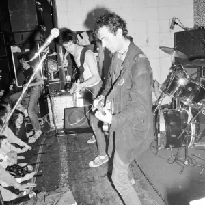 The Stranglers seen here on stage at their Manchester Concert June 1977 The Stranglers seen here on stage at their Manchester Concert June 1977