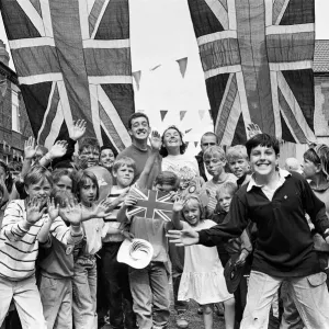 A street party held for British cyclist Chris Boardman following his return home from A street party held for British cyclist Chris Boardman following his return home from