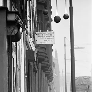 Street Scene, Glasgow, Scotland, 6th March 1971. Face of Britain 1971 Feature
