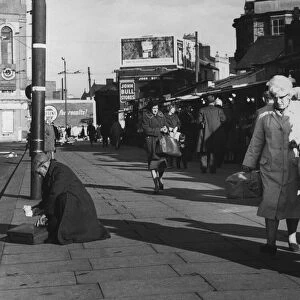 Street Scene, Mill Lane, Cardiff, Wales, Wednesday 16th November 1983