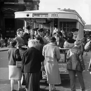 Print of Paris Street Scene, August 1960 Print of Paris Street Scene, August 1960