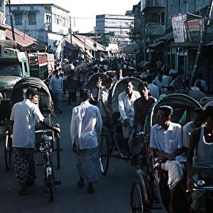 Street Scene in Port of Chittagong Bangladesh
