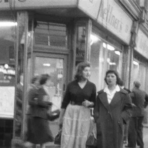 Street Scene, Soho, West London, 9th May 1956
