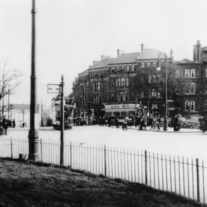 Print of a 1920s Bristol Street Scene Print of a 1920s Bristol Street Scene
