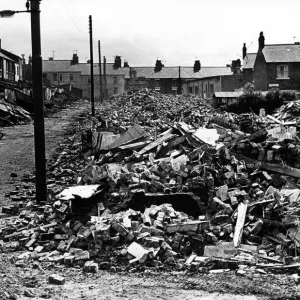 Some streets being demolished in Carlin How in a clearance area earmarked by Langbaurgh Some streets being demolished in Carlin How in a clearance area earmarked by Langbaurgh
