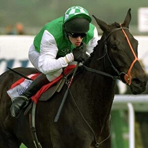 Strong Promise on the way to victory at Cheltenham 15th April 1997
