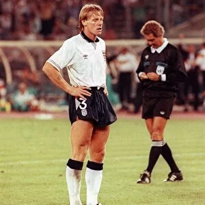 Stuart Pearce misses a penalty shoot out in world cup 1990 during England v Germany