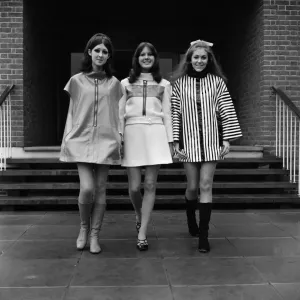 Students at the Art School, Birmingham, wearing designs by some of the students