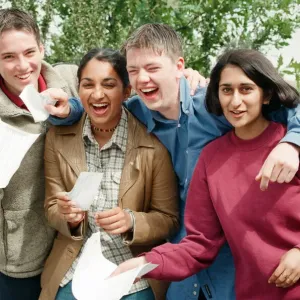 A-Level Students at Finham Park School Print, 20th August 1998