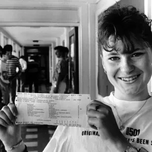 Duffryn Comprehensive School GCSE Results Print 1989