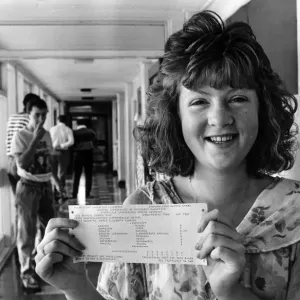 Students received their GCSE results at Duffryn Comprehensive School, Newport Students received their GCSE results at Duffryn Comprehensive School, Newport