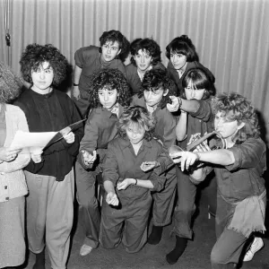 Shelley High School Students in Anchor Youth Drama Awards Print 1986