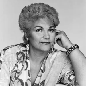 Studio portrait of actress Pam St. Clement. 26th February 1988 Studio portrait of actress Pam St. Clement. 26th February 1988
