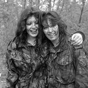 Stunts 1977 Wildcats, muddy but smiling. Kay Saint Clare