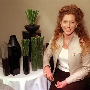 STYLE EXPERT KELLY HOPPEN WITH A RANGE OF HER PRODUCTS