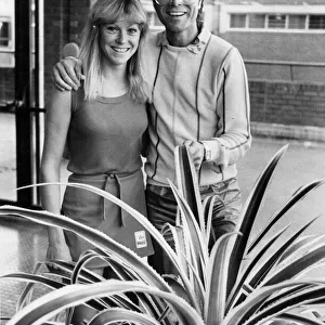 Sue Barker with Cliff Richard - October 1983