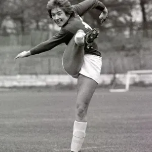 Sue Lopez England Footballer Print, November 1974