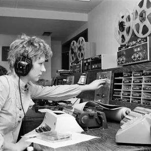 Sue Todd, trainee journalist, pictured in Newsroom of BRMB Radio, Birmingham Sue Todd, trainee journalist, pictured in Newsroom of BRMB Radio, Birmingham