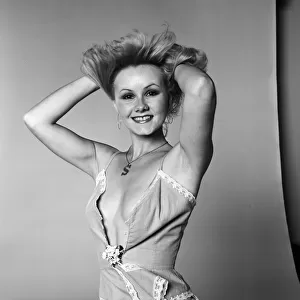 Sue Upton, model and actress, 5th September 1978