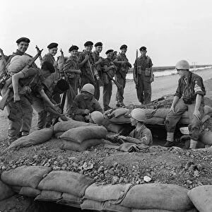 Suez Crisis 1956 British troops of the 1st Battalion York