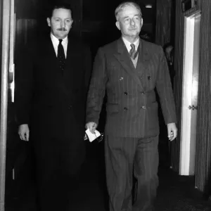 Suez Crisis 1956 General Glubb at London Airport on his return from the Middle East Suez Crisis 1956 General Glubb at London Airport on his return from the Middle East
