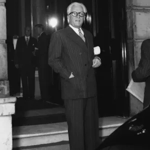 Suez Crisis 1956 The Iranian Foreign minister at the Suez Conference at Lancaster Suez Crisis 1956 The Iranian Foreign minister at the Suez Conference at Lancaster