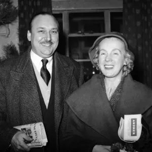 Suez Crisis 1956 Mr Robens and his wife preparing to visit Egypt to investigate Suez Crisis 1956 Mr Robens and his wife preparing to visit Egypt to investigate